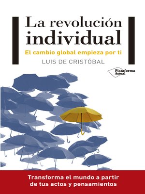 cover image of La revolución individual